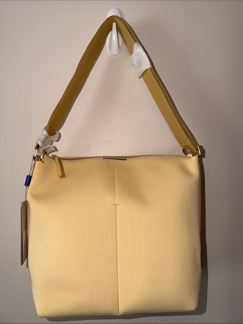 Rothy’s The Mini Zip Bucket Bag in Golden Wheat - Picture 2 of 7